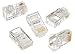 Ideal Industries 85-396 Telcom - Network Connector - RJ-45 (M), Clear