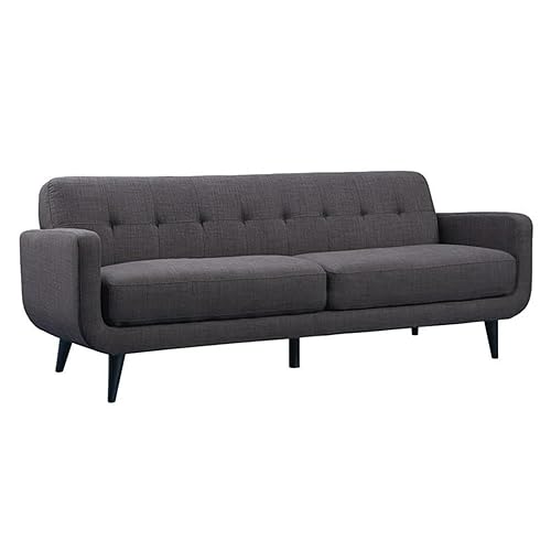 Picket House Furnishings Hailey Low Arms Sofa in Charcoal
