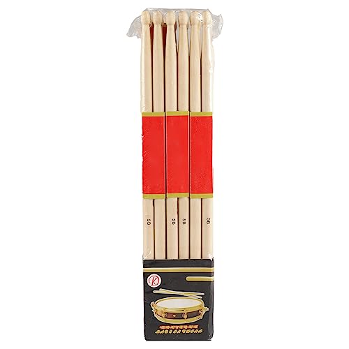 Alomejor 12 Pairs Maple Drum Stick 7A Maple Drum Stick Drumstick, Drumsticks miniatura 6