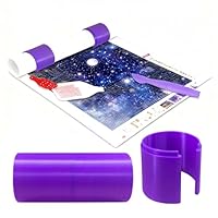 Mytagos 2 Stück Diamond Painting Leinwand Rollhelfer – Diamant Malerei Ringe, Malerei Zubehör, Canvas Organizer für Kreatives Handwerk