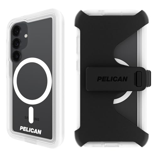 Pelican Voyager Samsung Galaxy S25 Plus Case - Rugged Phone Case - Clear - image 1