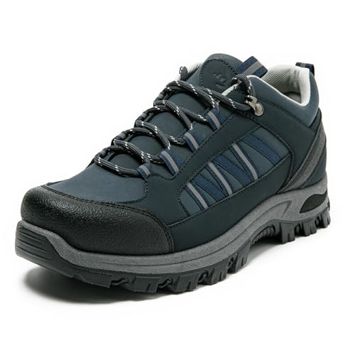 Imagen de JOMIX Zapatillas Trekking Hombre Outdoor Senderismo Montaña Deportivas Ligeras Antideslizantes Transpirables Zapatos Casual para Caminar Ocio y Trabajo MOS255034 Azul 43