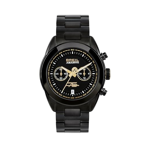 BREIL, Colección Abarth, Herren-Chronograph mit Stahlarmband, Wasserdicht, Miyota OS21...