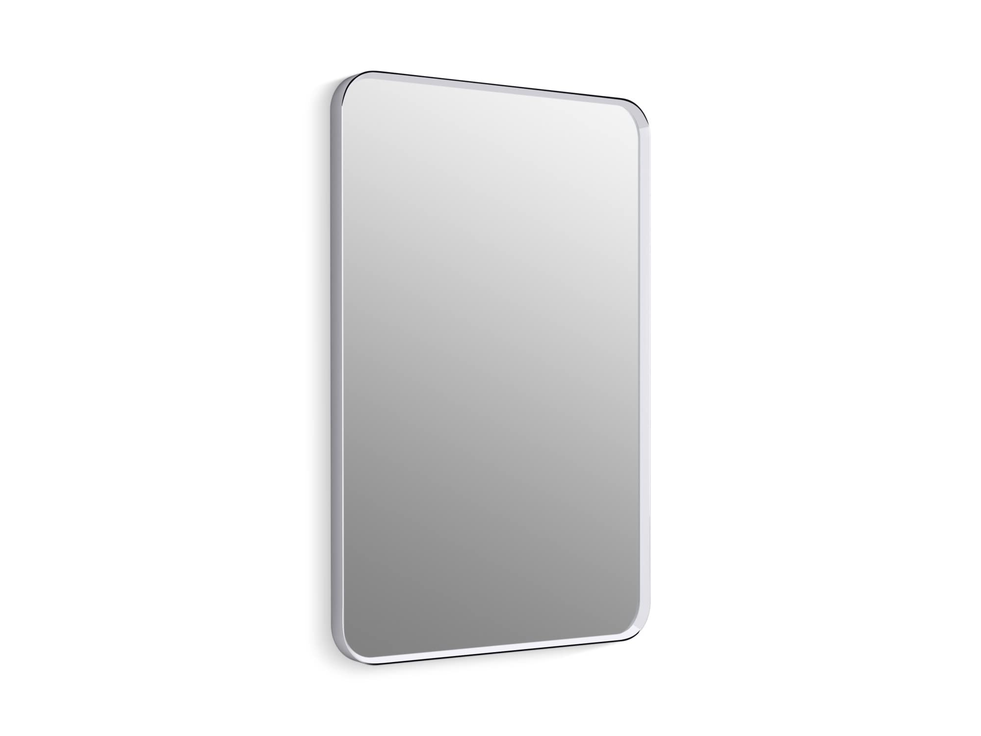 Kohler Essential 24 in. W x 36 in. H Rectangular Framed Wall Mount Bathroom Vanity Mirror in Polished Chrome