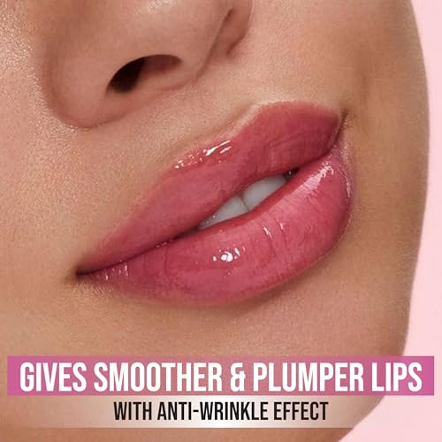 Image of INSIGHT Peptide Infused Lip Oil | Glossy Finish | Sheer Coverage | Infused With Ginger Seed Oil | Hydrated & Plump Lips| Long-Lasting |Mystic Mulberry -4.5g