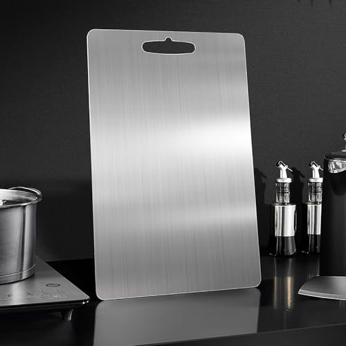 Titanium-Cutting-Board-New-Titanium-Cutting-Board-Top-100-Pure-Titanium-Cutting-Boards-for-Kitchen-Healthy-Premium-Dual-Sided-Chopping-Board-for-Fruit-Meat-Vegetable-Large-18-x-12 Titanium Cutting Board New Titanium Cutting Board Top 100 Pure Titanium Cutting Boards for Kitchen Healthy Premium Dual Sided Chopping Board for Fruit Meat Vegetable Large 18 x 12