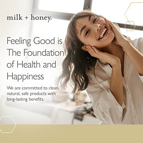 Milk + Honey Milk Bath No. 05, With Coconut Oil, Vanilla, And Lemon And Peel Oil, Moisturizing, Luxurious Milk Bath, 6 Oz (6 1Oz Packets) #TOP6