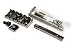 Gotoh GHL-2 Floyd Rose Guitar Locking Nut Top Mount, Cosmo Black