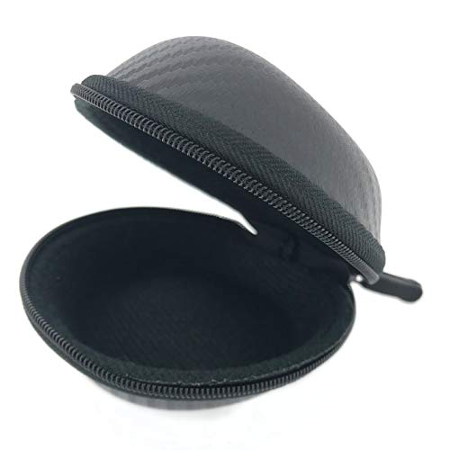 Tech Swiss Watch Travel Carrying Case Storage Carbon Fiber Design Fits 52mm Watches Smart Watches