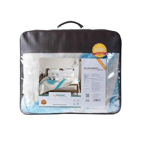 Image of MYTRIDENT Classic Plushmare Double Blanket, Steven