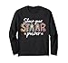 Show Your STAAR Power Leopard Teacher Funny Testing Day Long Sleeve T-Shirt