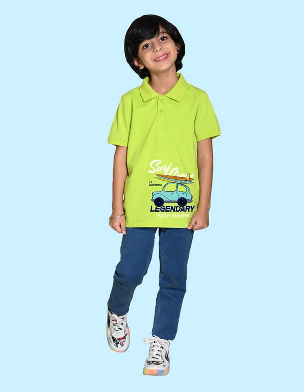 Image of Nusyl Legendary Printed Boys Polo T-shirts-NUBCPTH0176