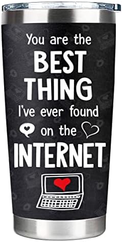 Anniversary Birthday Gifts for Him - Gifts for Husband from Wife on Fathers Day - Gifts for Boyfriend from Girlfriend - Gifts for Wife, Girlfriend - Romantic I Love You - Couple Gifts - Tumbler 20oz