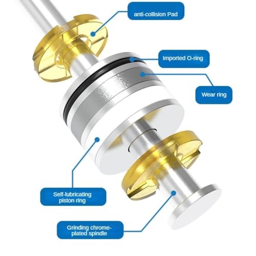 Cilindro neumático TN con doble vástago y base reforzada de aluminio (1 pieza) 7