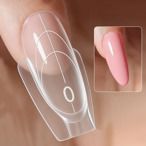Formes réutilisables en amande pour extensions d'ongles impeccables à la maison