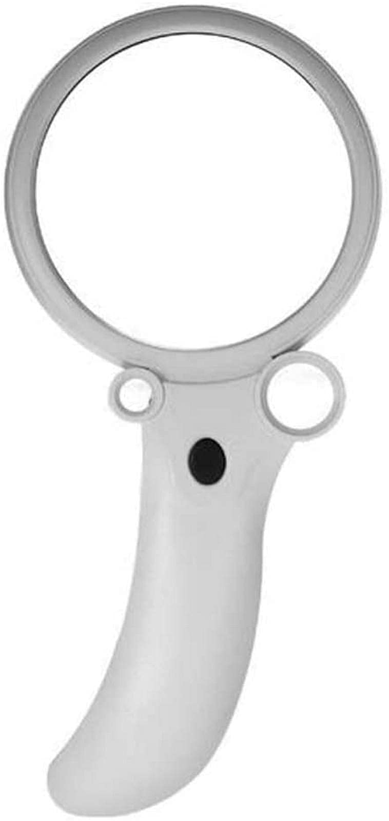 Lente di ingrandimento Lenti di ingrandimento, lente di ingrandimento portatile con luce a LED, lente di ingrandimento, lente di ingrandimento portatile a 4 lenti con luci per anziani Lettura, ho