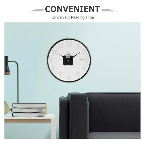 Moldes para resina de reloj PLAFOPE con números arábigos para manualidades de pared 4