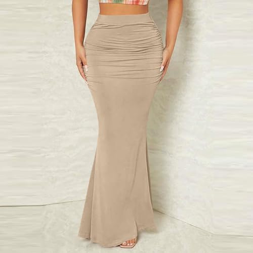 Elegant Fishtail Skirt for Women High Waisted Party Long Skirts Casual Summer Spring Maxi Going Out Outfits2