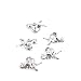 Price per Lot 20 PCS Jewelry Making Charms Antique Silver Tone Color Jewellery Charme Findingss Bulk Wholesale Suppliers Arts Crafts V8GY3 Horse