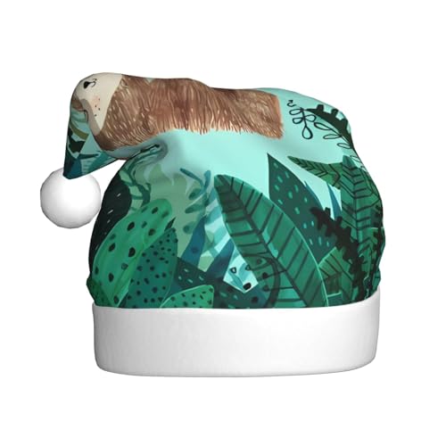 BLWSLC Hug Tree Faultier Erwachsene Weihnachtsmützen Maskerade...