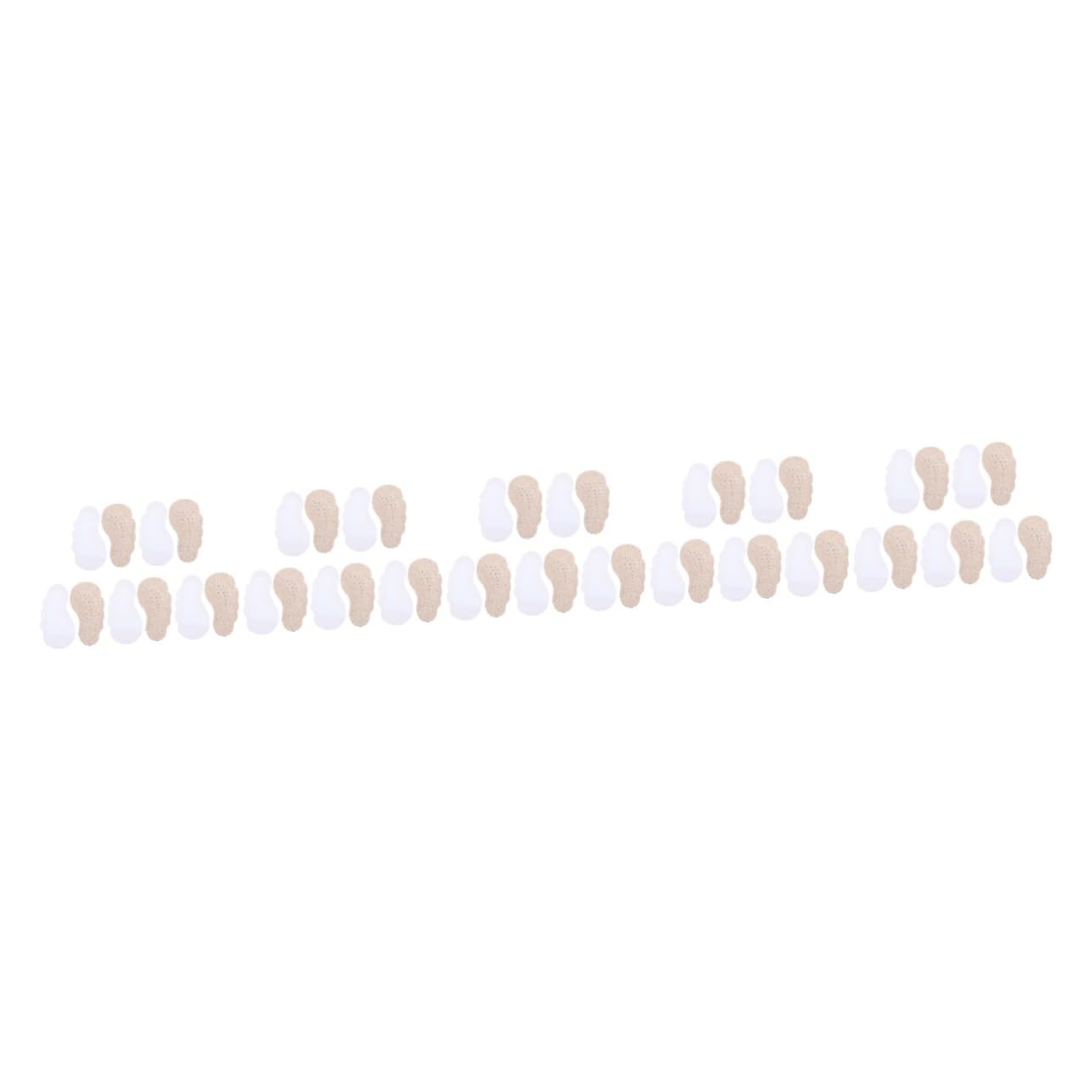 25 Paar Anti-Rutsch-Aufkleber für High Heels Schuheinlagen für Damen High Heels für Frauen Sandalen Anti-Rutsch-Halbeinlagen im Fersenbereich Schuhe halbes Kissen Sommer Zubehör