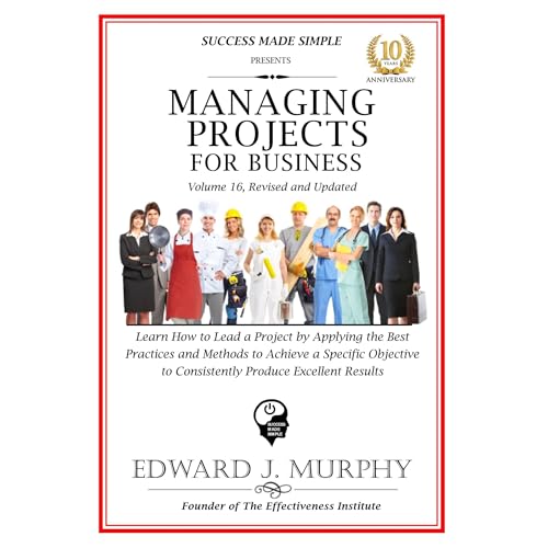 Managing Projects For Business Audiolibro Por Edward J. Murphy arte de portada