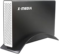 X-MEDIA XM-EN3451 V3 USB 3.0 3.5-Inch IDE/PATA SATA HDD/SSD External Aluminum Enclosure Case - Fast Plug & Play