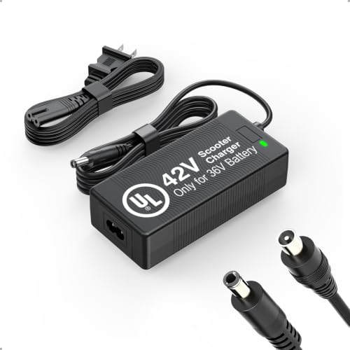 UL Listed 42V Electric Scooter Charger with 5521 DC and 8MM RCA Connector
