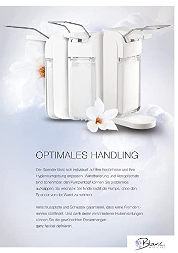 Desinfektionsspender Blanc Hygienic für Desinfektionsmittel und Seife