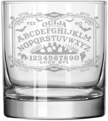 MIP 11 oz Rocks Whiskey Old Fashioned Glass Gift Ouija Board Halloween
