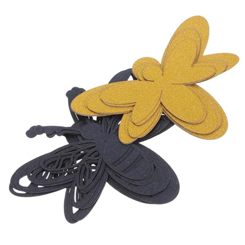 Vinilos decorativos 3D con diseño de abejas, set 12 piezas