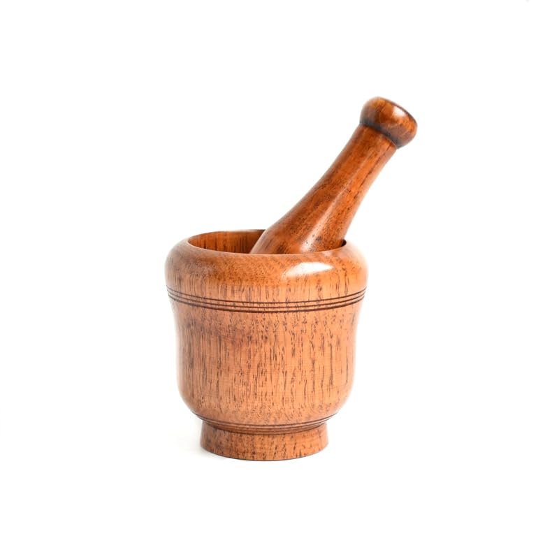 Pestle and Mortar Wooden Set Mortar and Pestle for Pepper Garlic Herb Spice Kitchen Gadget Sets