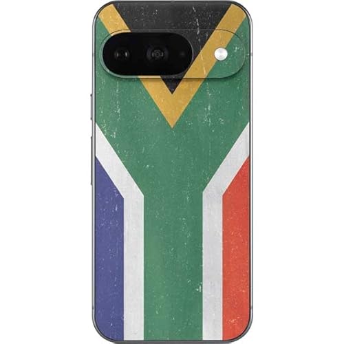 Skinit Decal Phone Skin Compatible with Google Pixel 9 - South Africa Flag Distressed Design