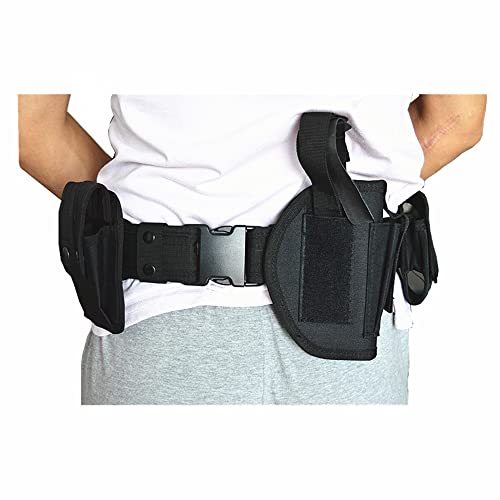 Waist Duty Belt Gun Holster Police Security Guard Law Enforcement Black #TOP3