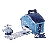 Bedtime Originals Interactive Airplane/Airport Plush Play Set with Stuffed Toys