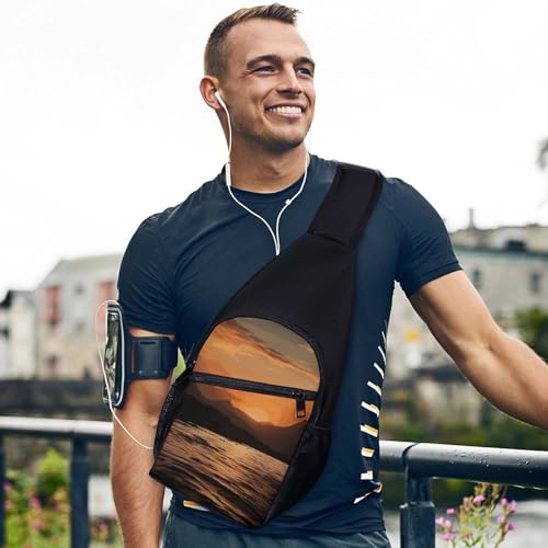 Bolso Sling para Hombre y Mujer, Pequeña Mochila para Senderismo miniatura 6