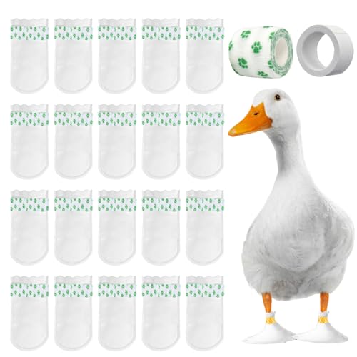 ZZBUY Disposable Duck Shoes for Real Ducks Feet Bumblefoot Care Supplies