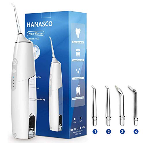 Cordless Water Flosser Teeth Cleaner,Rechargeable Portable Dental Oral Irrigator for Travel and Home
