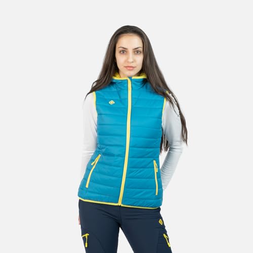 Chaleco acolchado mujer Izas Ortil W transpirable ultraligero con bolsillos 2
