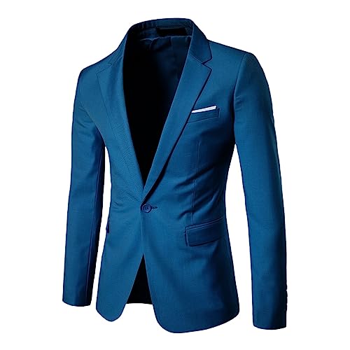 Men's Sport Coats & Blazers Wedding Blazer Jacket Elegant Formal Work Dinner Prom Party Tuxedo Suit Jacket One Button