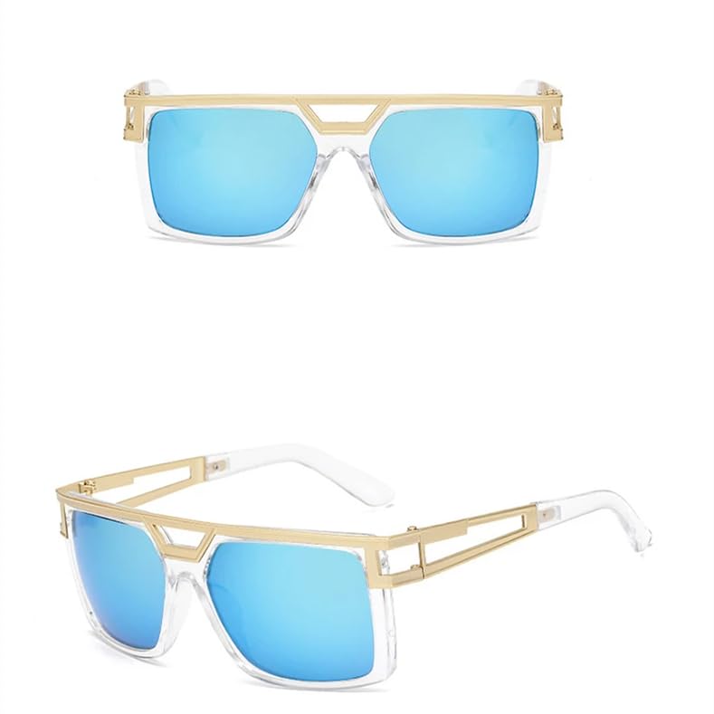 Metal Double-beam Men Sunglasses4