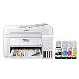 Epson EcoTank ET-3760 Wireless Color All-in-One Cartridge-Free Supertank Printer with Scanner,...
