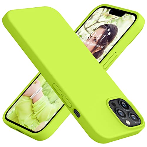 Coque silicone liquide iPhone 13 Pro Max anti-rayures