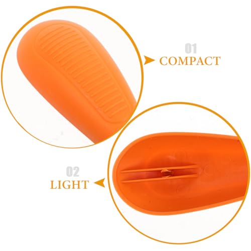 Gatuida 5 Paar Kleiderbügel Kleiderbügel Schulterpolster Multifunktionale Schulterpolster Wiederverwendbarer Kleidungsschutz Kunststoff Orange