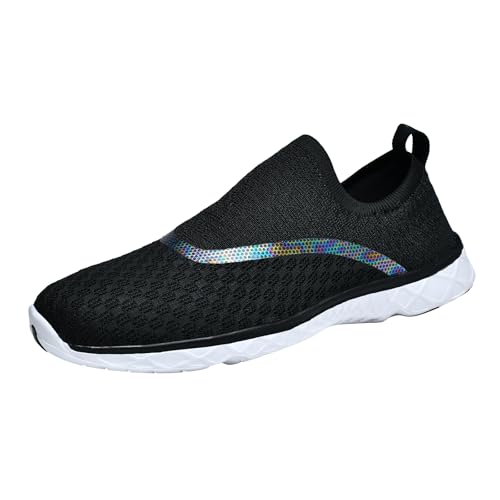 Image of Men's Quick Drying Aqua Water Shoes,3-Second Drainage & All-Terrain for Swimming,Hiking,Yoga