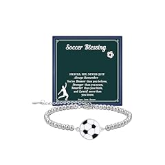 Soccer Bracelet Silver