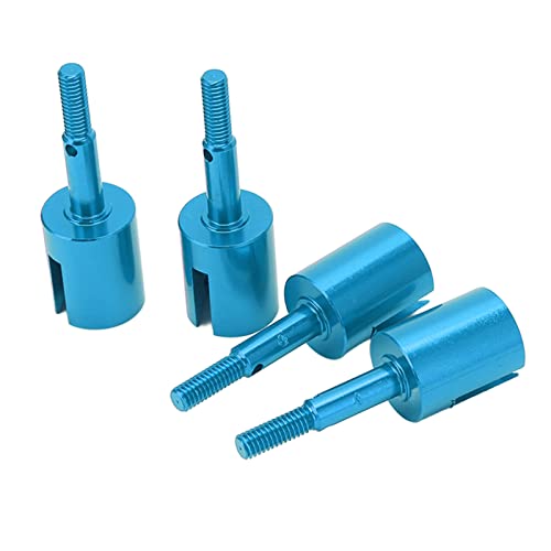 4 Uds RC Diff Cup diferencial Joint Cup Pieza de actualización de Aluminio para Tamiya TT01 TT01E TT02 TT02B 1/10 RC vehículo(Azul) - imagen 4