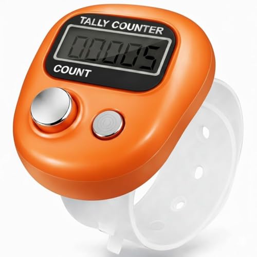 Image of Mantra Jaap Digital Tally Counting with Compass Unique Design & Mini Hand Tally Counter Prayer Beads Digital Jap Mala Combo Set-1-MULTI-COLOR (Pack of 1)