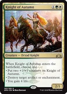 Magic The Gathering - Knight of Autumn (183/259) - Guilds of Ravnica - Foil
