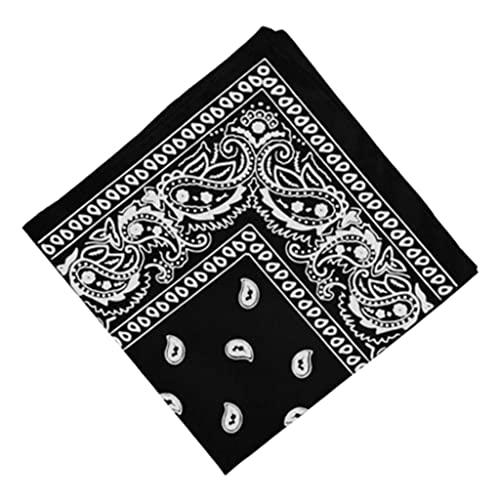 #N/A 8pcs Lenço De Bandana Paisley Colorido Lenço De Cabeça Envoltório De Lenço De Pescoço Lenço De